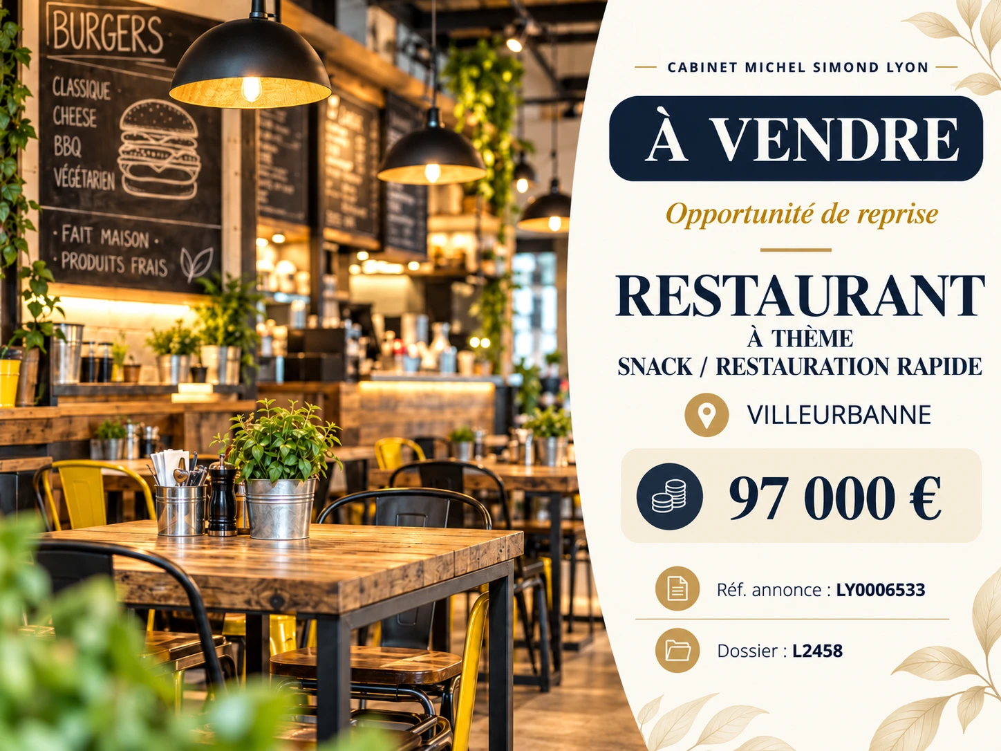 Visuel d'illustration d'un restaurant à thème et snacking
